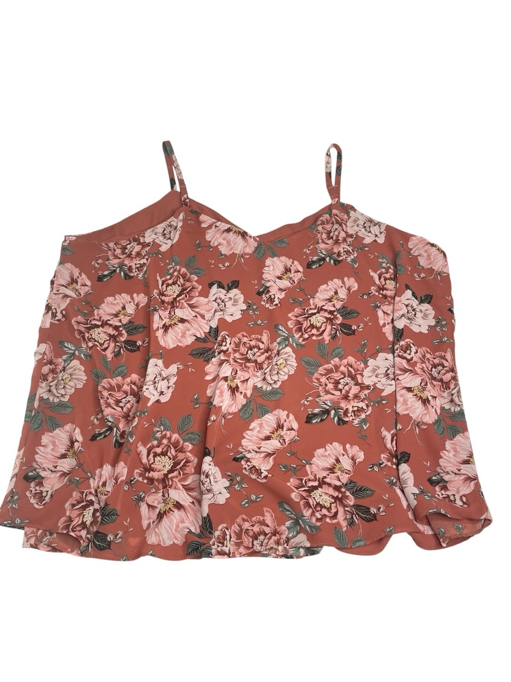 Torrid 5X 5 28 Sophie Chiffon Swing Floral Cami Women’s Lightweight Summer Top